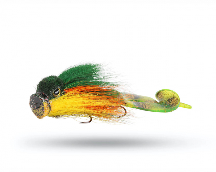 Miuras Mouse Big, 23cm, 95g - Fire Tiger i gruppen Fiskedrag / Spinnfluga hos Örebro Fiske & Outdoor AB (11-MMB-014)