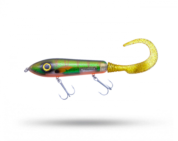 SvartZonker McTail Original 94g Slow Sink Glitter Perch i gruppen Fiskedrag / Jerkbaits hos Örebro Fiske & Outdoor AB (110315)