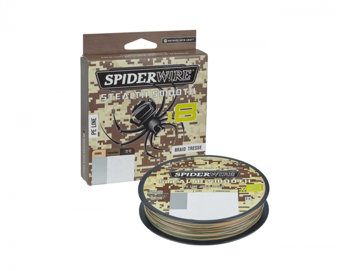 SpiderWire Stealth Smooth 8 Camo - 0,11 mm i gruppen Övrigt / Fiskelinor / Flätlina hos Örebro Fiske & Outdoor AB (1515749Camo)