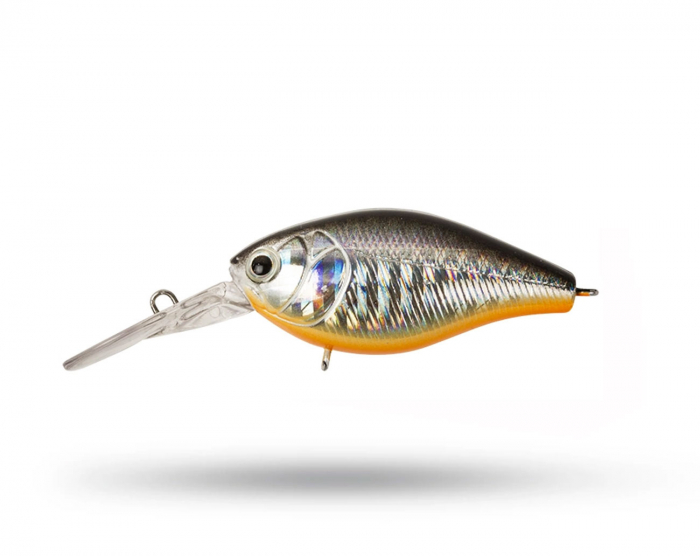 Strike Pro Cranky X Deep 6cm  15gr - Black Silver Orange Belly i gruppen Fiskedrag / Abborrwobbler hos Örebro Fiske & Outdoor AB (29-EG168L-A70-713)