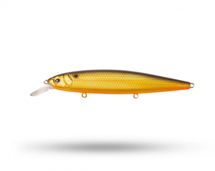 Strike Pro Bold Suspending 11 cm - Golden Shiner i gruppen Fiskedrag / Abborrwobbler hos Örebro Fiske & Outdoor AB (29-EG191ASP-613T)