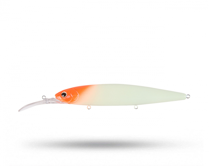 Strike Pro Bold Deep Runner 13 cm - Glow Clown i gruppen Fiskedrag / Göswobbler hos Örebro Fiske & Outdoor AB (29-EG191L-A116L)