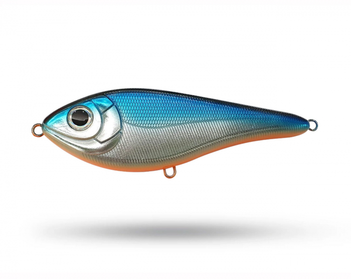 Buster Swim Slow Sink 13cm - Blue Chrome OB i gruppen Fiskedrag / Jerkbaits hos Örebro Fiske & Outdoor AB (29-EG228-C551E)