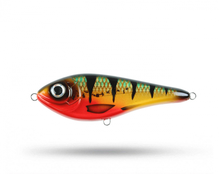 Buster Swim Slow Sink 13cm 65g - Red Perch i gruppen Fiskedrag / Jerkbaits hos Örebro Fiske & Outdoor AB (29-EG228-CWC004)