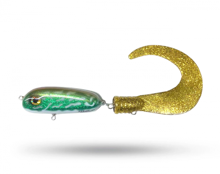 AH Baits Tail Glitter Pike i gruppen Fiskedrag / Tailbeten hos Örebro Fiske & Outdoor AB (AHBaits-01-012)