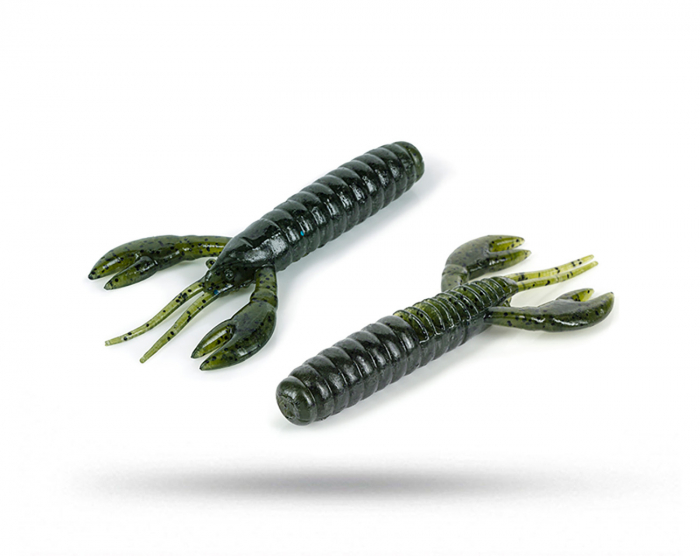 Molix Craw Flex 7,6cm (6-pack) - Green Pumpkin i gruppen Fiskedrag / Kräftor & Creaturebaits hos Örebro Fiske & Outdoor AB (CRFX-01)