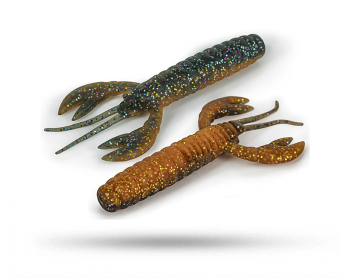 Molix Craw Flex 7,6cm (6-pack) -UV Metallic Back Orange i gruppen Fiskedrag / Kräftor & Creaturebaits hos Örebro Fiske & Outdoor AB (CRFX-493)