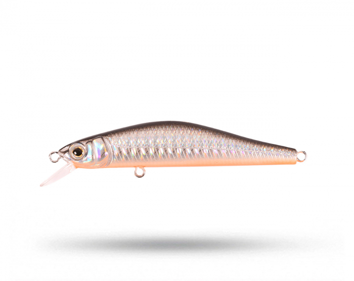 Strike Pro Inquisitor 8cm - Black Silver Orange Belly i gruppen Fiskedrag / Abborrwobbler hos Örebro Fiske & Outdoor AB (EG193A-A70-713)