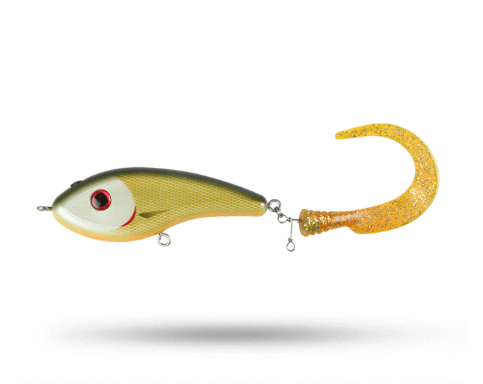 Strike Pro Catchy 13cm - Green Candy Roach i gruppen Fiskedrag / Tailbeten hos Örebro Fiske & Outdoor AB (EG230-CO41C)