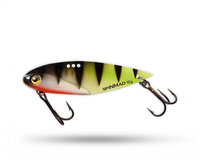 SpinMad Blade Bait King 12 gr - Yellow Perch i gruppen Fiskedrag / Vibrationsbeten hos Örebro Fiske & Outdoor AB (King1602)