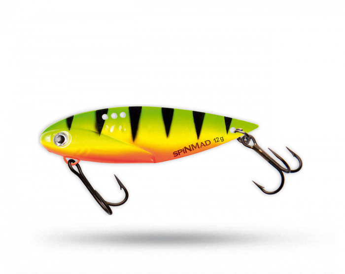 SpinMad Blade Bait King 12 gr - Fire Tiger i gruppen Fiskedrag / Vibrationsbeten hos Örebro Fiske & Outdoor AB (King1611)