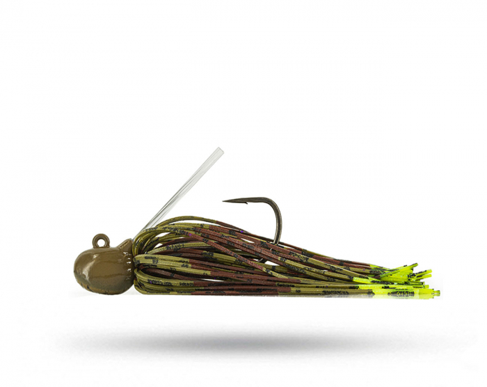 Molix Nano Jig 3,5 gr - Green Pumpkin Chartreuse i gruppen Fiskedrag / Chatterbaits, Jigs & Bladed Jigs hos Örebro Fiske & Outdoor AB (NAJ35-120)