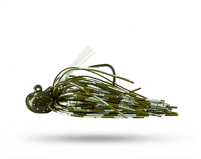 Molix Nano Jig 7 gr - Green Pumpkin Flash i gruppen Fiskedrag / Chatterbaits, Jigs & Bladed Jigs hos Örebro Fiske & Outdoor AB (NAJ7-302)