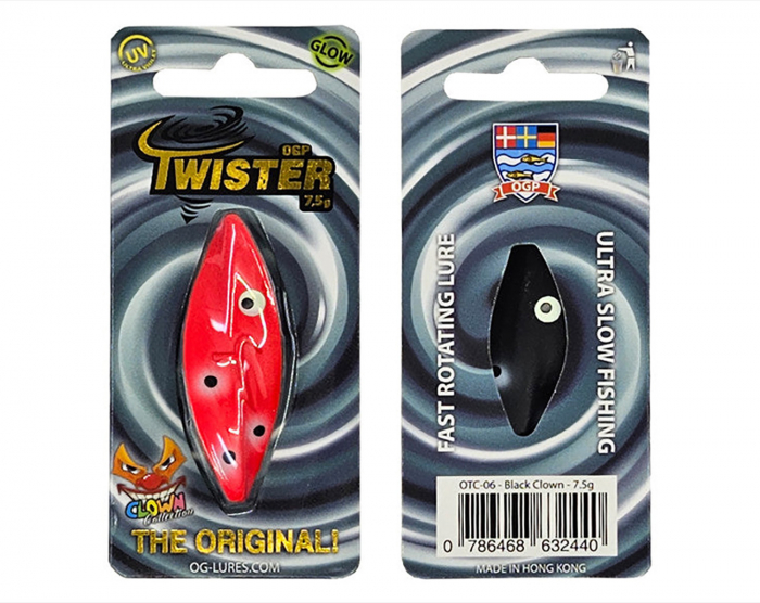 Twister - Black Clown - 7,5 g i gruppen Fiskedrag / Skeddrag hos Örebro Fiske & Outdoor AB (OTC-06)