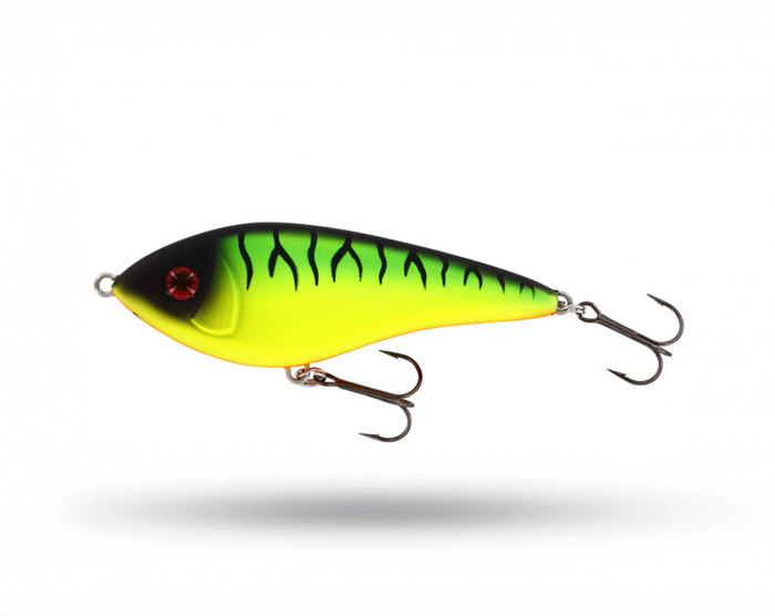 Westin Swim Silent 12cm 55g Suspending - Fire Tiger i gruppen Fiskedrag / Swimbaits hos Örebro Fiske & Outdoor AB (P085-099-015)