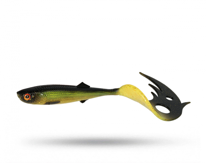 Mikado Sicario Pike Tail 8,5 cm - Tench i gruppen Fiskedrag / Abborre & Gösjigg hos Örebro Fiske & Outdoor AB (PMSCT-85-TE)