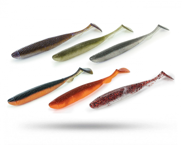 Molix RA Shad 3,5'', 9cm (6-pack) - Multi Pack 6 i gruppen Fiskedrag / Abborre & Gösjigg hos Örebro Fiske & Outdoor AB (RSH35-MP6)