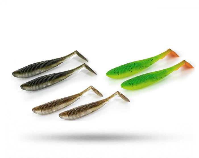 Molix RA Shad 3' FAT - Multi Pack 2 i gruppen Fiskedrag / Abborre & Gösjigg hos Örebro Fiske & Outdoor AB (RSHF3-MP2)