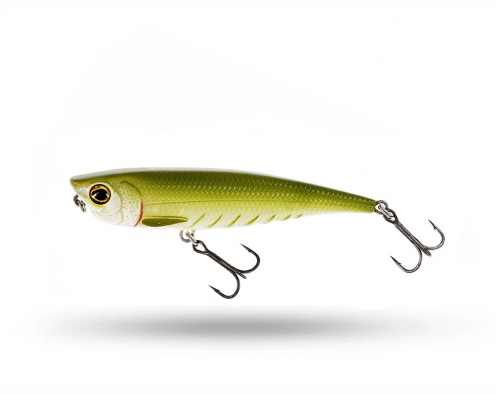 Westin Spot-On Top Walker 10cm 15g Floating - Green Minnow i gruppen Fiskedrag / Ytbeten och Poppers hos Örebro Fiske & Outdoor AB (S155-591-012)