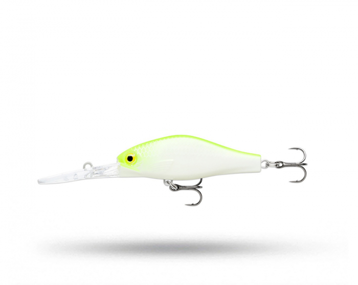 Rapala Shadow Rap Jack Deep 7cm - Silver Fluo Chartreuse UV i gruppen Fiskedrag / Abborrwobbler hos Örebro Fiske & Outdoor AB (SDRJD07-SFCU)