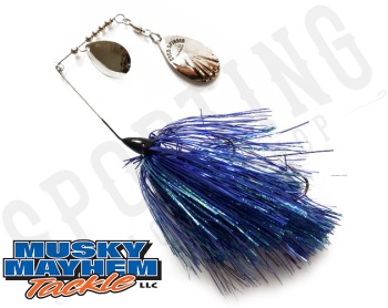 Musky Mayhem Attitude Spinnerbait Flash
