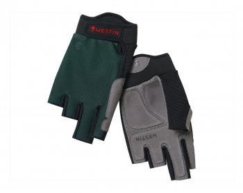 Westin Drip UPF Half Finger Glove Deep Forest - Medium