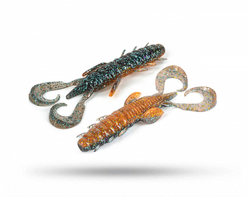 Molix Freaky Craw 10cm - UV Metallic Back Orange