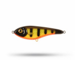 Buster Jerk Shallow 15cm - Black Okiboji Perch Buster Jerk Shallow 15cm - Black Okiboji Perch